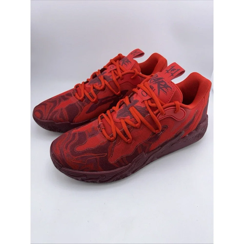 Puma Melo MB.03 Lo Team Puma Team Regal Red - For All Time Men's Size 10.5